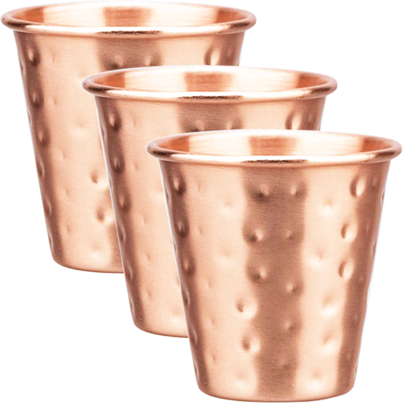 Copper Cocktail Mug - 3 قطع جديدة من أكواب النحاس