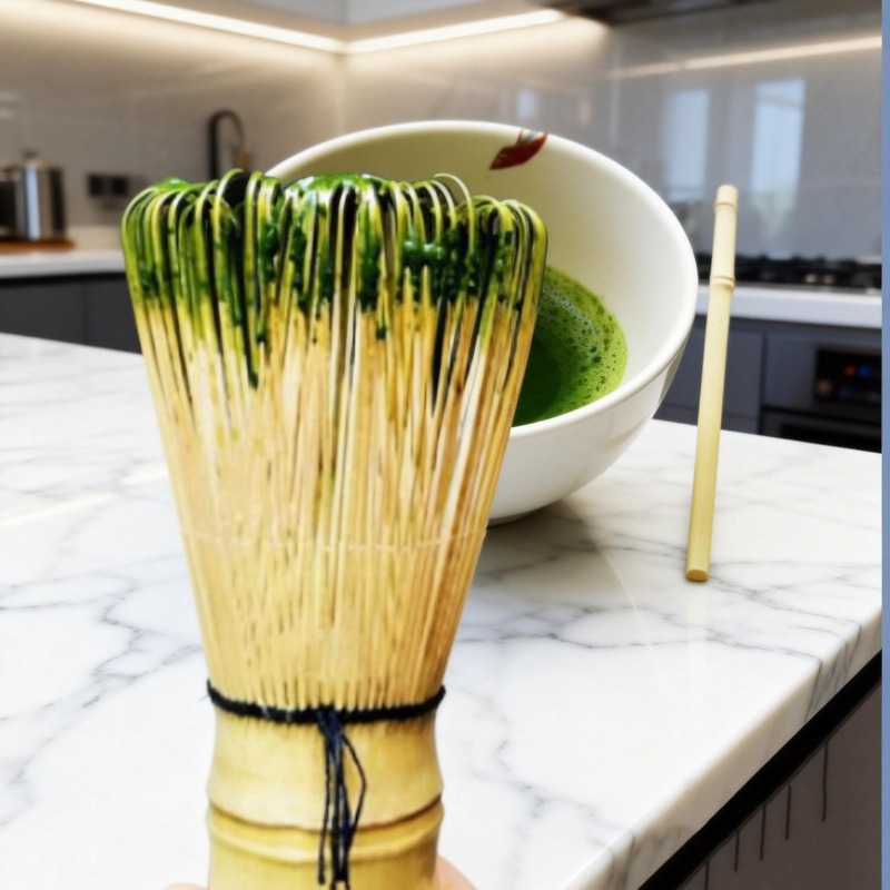 Bamboo Cutlery Set - فرشاة خفق شاي الماتشا اليابانية -