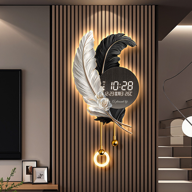 Luxury Lifestyle Aesthetic - ساعات حائط بتصميم صيني بسيط وفاخر،