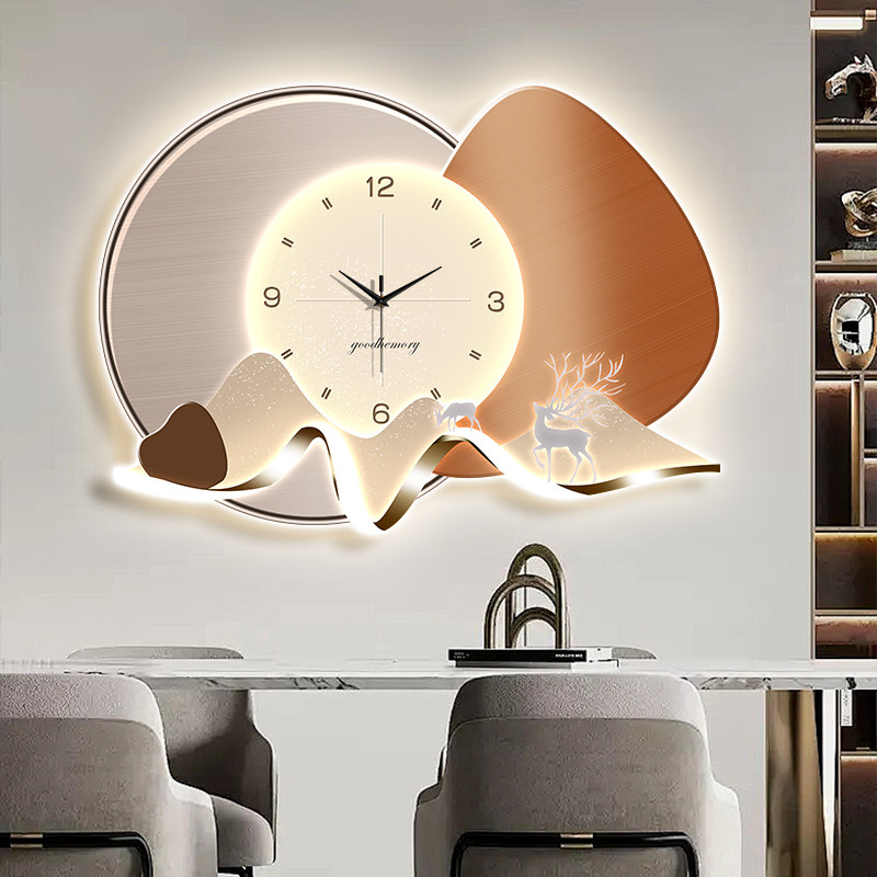 Luxury Lifestyle Aesthetic - ساعة حائط بتصميم صيني عتيق لغرفة
