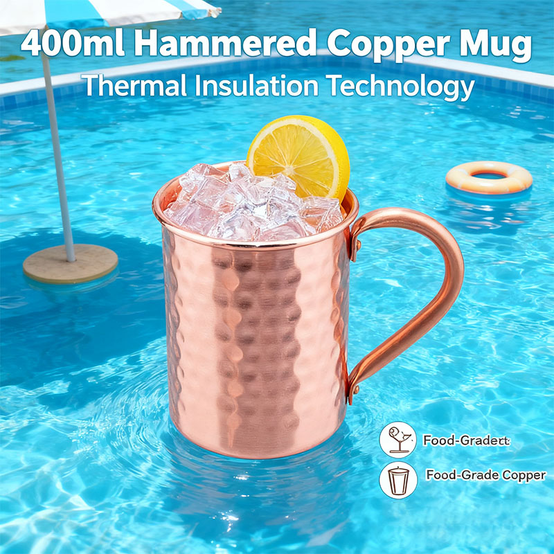 Copper Cocktail Mug - أكواب نحاسية جديدة 100%، أكواب موسكو