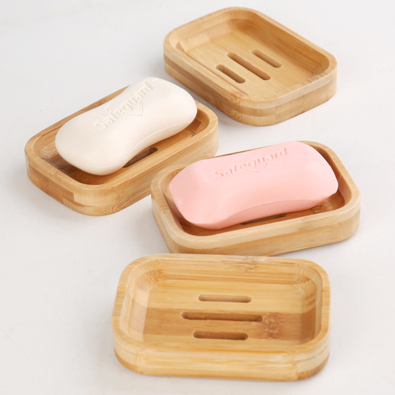 Bamboo Cutlery Set - 1 قطعة صحن الصابون الخشبي من