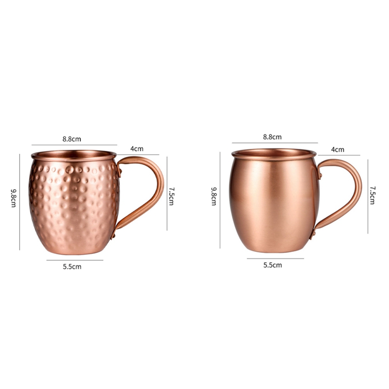 كوب نحاسي نقي 100٪ سعة 530 مل، - مراجعة Copper Cocktail Mug وسعره