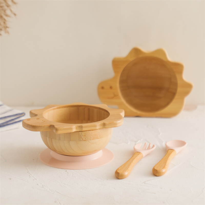 طفل خشبي ديناصور أدوات المائدة - مراجعة Bamboo Cutlery Set وسعره