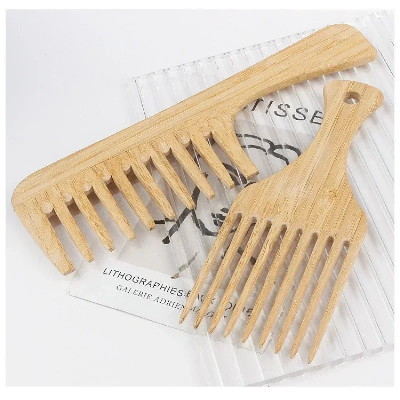 1 قطعة مشط الشعر الخشبي الخيزر - مراجعة Bamboo Cutlery Set وسعره