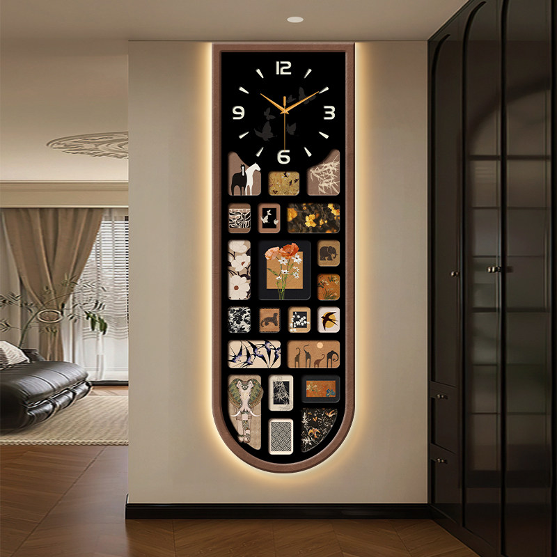 ساعة حائط أمنية عمودية بتصميم  - مراجعة Luxury Lifestyle Aesthetic وسعره