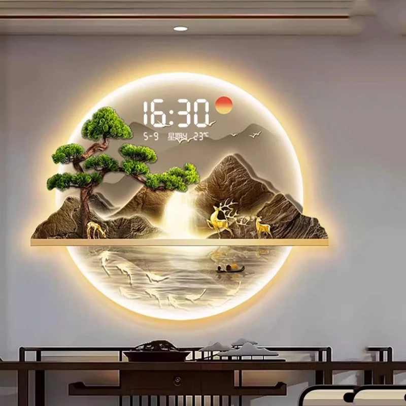 ساعات حائط بتصميم صيني عصري، س - مراجعة Luxury Lifestyle Aesthetic وسعره