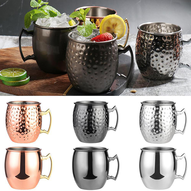 1 قطعة 530 مللي الفولاذ المقاو - مراجعة Copper Cocktail Mug وسعره