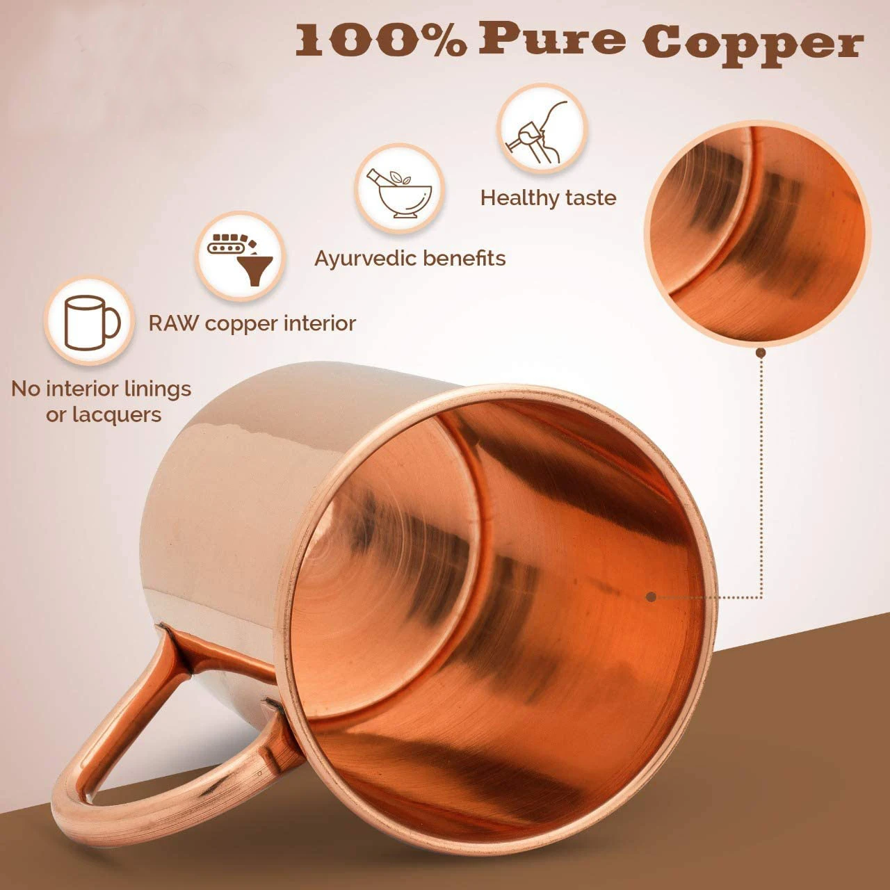أكواب موسكو ميول من النحاس الخ - مراجعة Copper Cocktail Mug وسعره