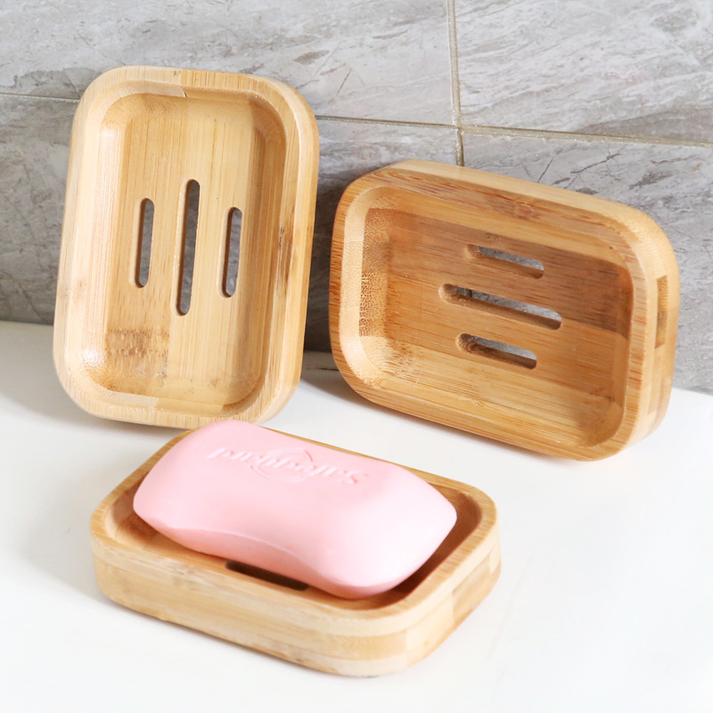 1 قطعة صحن الصابون الخشبي من ا - مراجعة Bamboo Cutlery Set وسعره