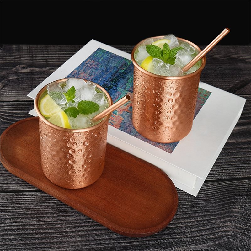 كوب ABLU-2PC من الفولاذ المقاو - مراجعة Copper Cocktail Mug وسعره