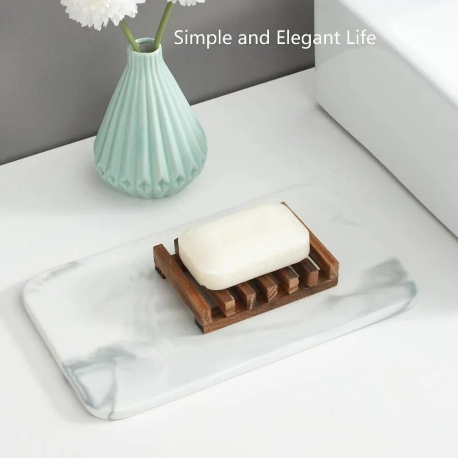 طبق صابون خشبي للحمام للاستحما - مراجعة Bamboo Cutlery Set وسعره