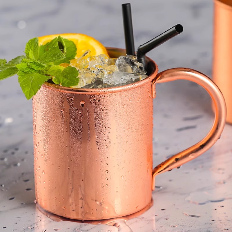 400 مللي كوب مطلي بالنحاس أكوا - مراجعة Copper Cocktail Mug وسعره
